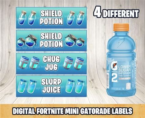 Keep your drink cool and your coffee hot. FORTNITE SHIELD POTION.Fortnite mini gatorade bottle ...