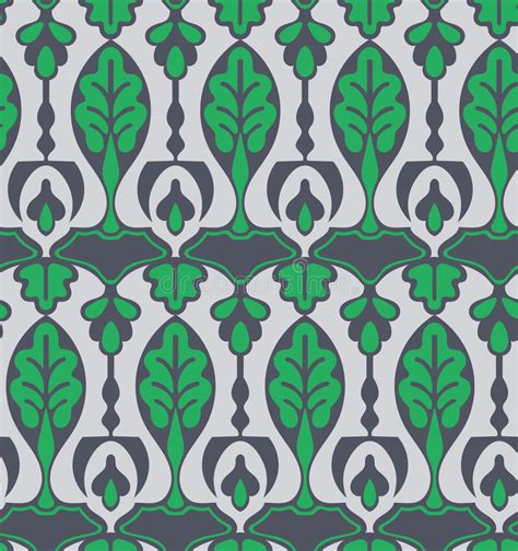 Victorian Floral Pattern Stock Vector Illustration Of Leaves 50014498