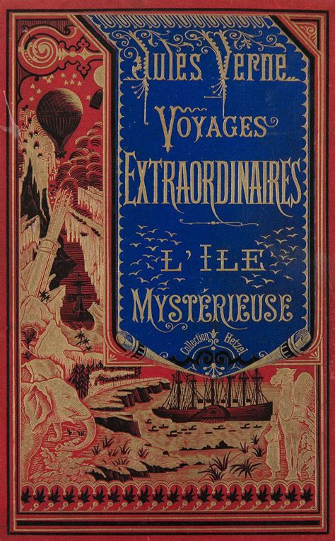 Jules Verne Voyages Extraordinaires Lile Mysterieuse Jules Verne
