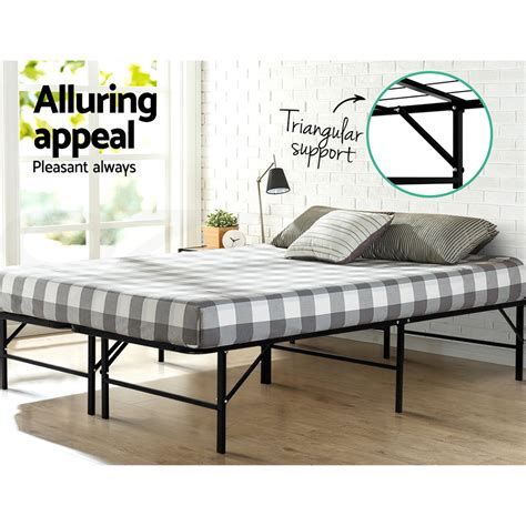 Receive a free head up 50 adjustable base (up to a $499.99 value) with select mattress purchases (free queen adjustable base with minimum $699 purchase or free king adjustable base with minimum $999 purchase). Artiss Folding Bed Frame KING SINGLE DOUBLE QUEEN Size ...