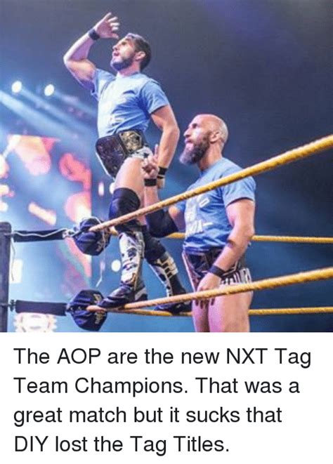 佃、 The Aop Are The New Nxt Tag Team Champions That Was A Great Match