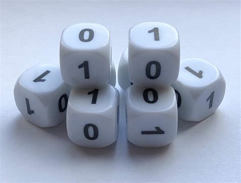 Tarquin A Byte Of Binary Dice Pack Of 8 Tarquin Uk Toys