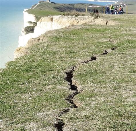 High Risk Of Large Rock Fall Near Beachy Head After Crack Appeared In