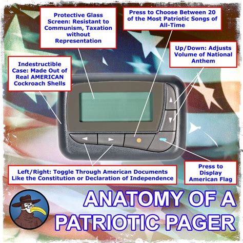 Anatomy Of A Patriotic Pager Gomerpedia