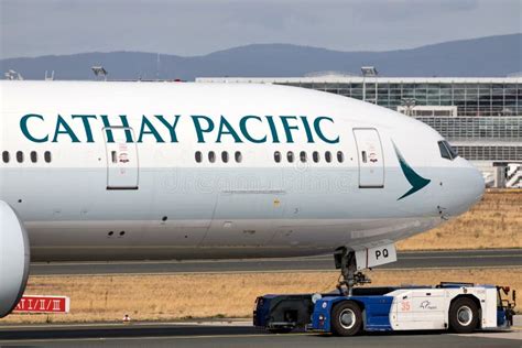 Cathay Pacific Boeing 777 300 Foto De Archivo Editorial Imagen De