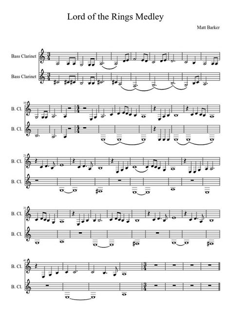 Download beginner clarinet sheet music arrangements, available from tomplay.com, your interactive sheet music website. bass clarinet sheet music duet - Google Search ...