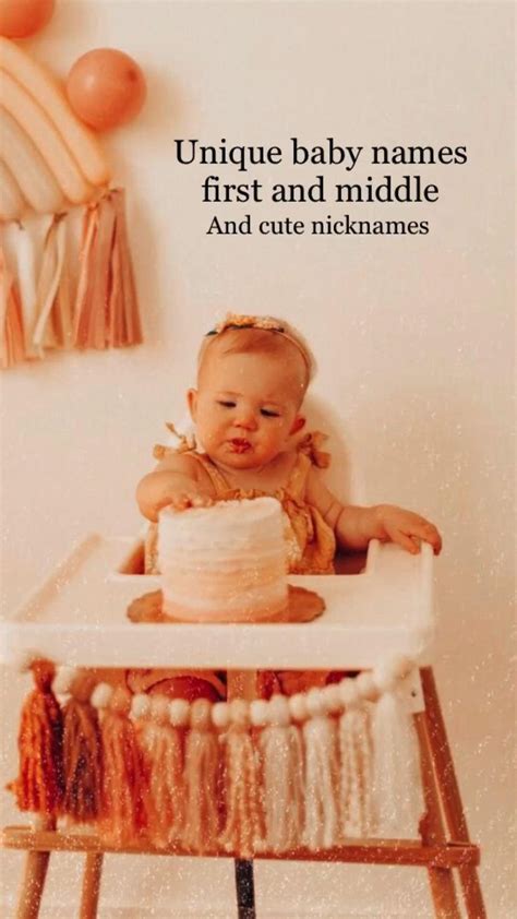 Unique Baby Names First And Middle And Cute Nicknames Baby Girl Names