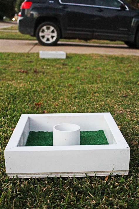 Keep the water stream constantly moving. DIY Washers Game