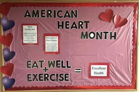 American Heart Month Bulletin Board Heart Month Bulletin Board Heart