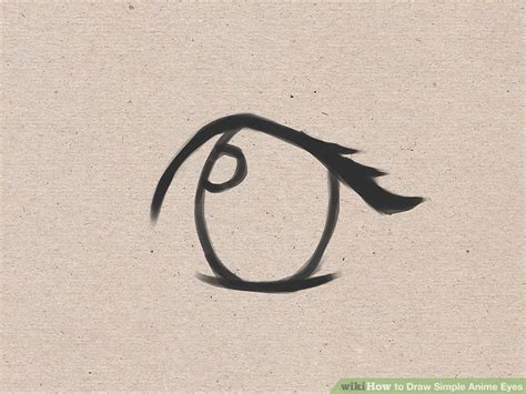 How To Draw Simple Anime Eyes 13 Steps Wikihow