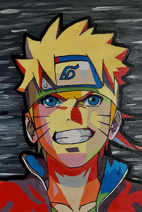 Naruto Anime Canvas Art Anime Canvas Painting Naruto Painting