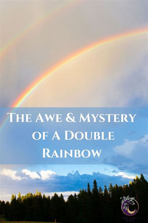 The Mystic And Magic Of Double Rainbows Their Messages Are As Vibrant