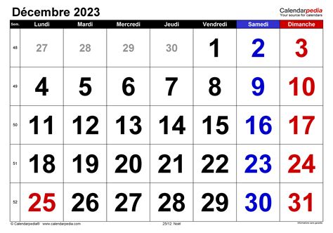 Calendrier Decembre 2023 Imprimables Pdfwordexcel Images And Photos