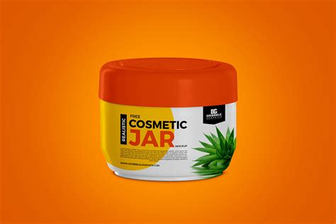 Download Free Realistic Cosmetic Jar Mockup | Mockuptree