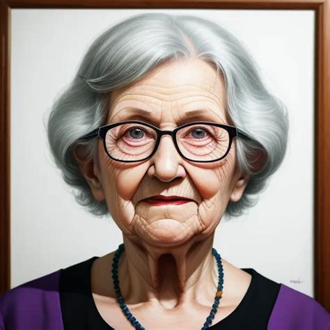 Convert Low Res To High Res Granny Showing Her Big