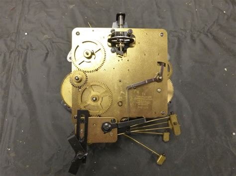 Hermle Mantel Clock 340 020 Westminster Chime Movement For Parts Or