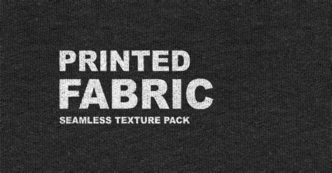 Printed Fabric Seamless Texture Pack Behance
