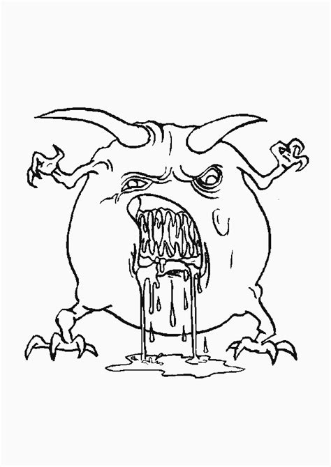 Monsters en co Kleurplaten