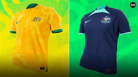 Maillot Australie Coupe Du Monde 2022 Nouveau Maillot Socceroos Kits