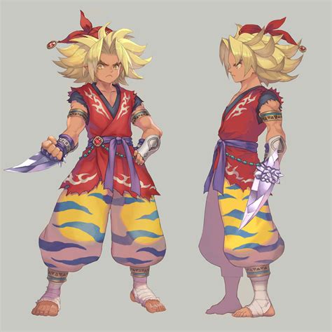 Kevin Divine Fist Class Art Trials Of Mana Remake Art Gallery