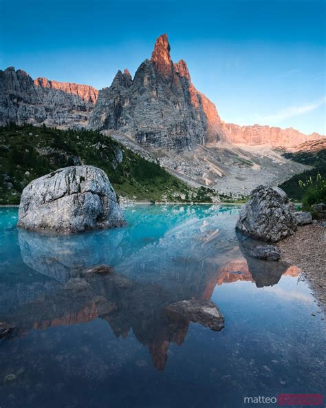 Matteo Colombo Photography Sorapiss Lake At Sunrise Dolomites Italy