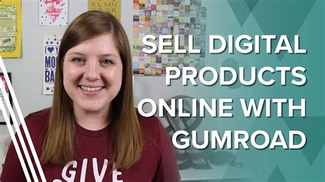What Is Gumroad Selling Digital Products Online Youtube