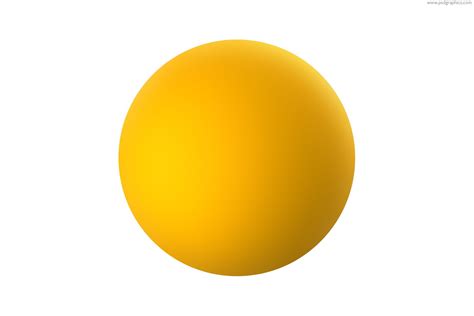 Yellow Sphere Psd Psdgraphics