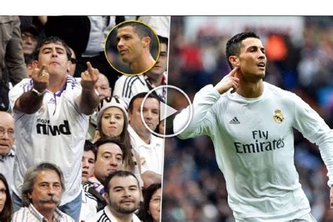 Video The Day Cristiano Ronaldo Silenced Real Madrid Fans For Booing Him