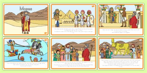 Moses Story Cards Teacher Made