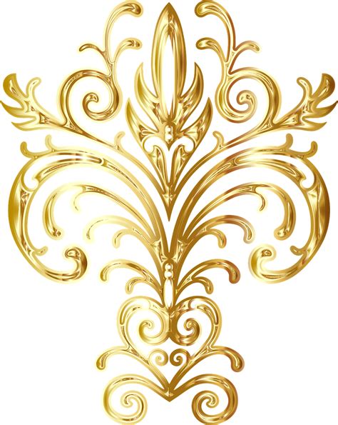 Flourish Gold Design Free Vector Graphic On Pixabay