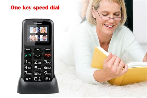 Unlocked Simple Big Button Image Gsm Mobile Cell Phone For Seniors