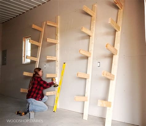 How To Build A Wood Storage Rack Builders Villa