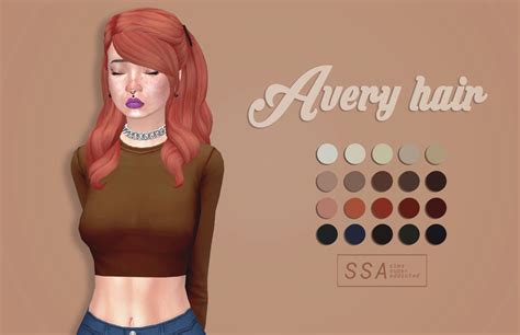 Sims Super Addicted Avery Hair