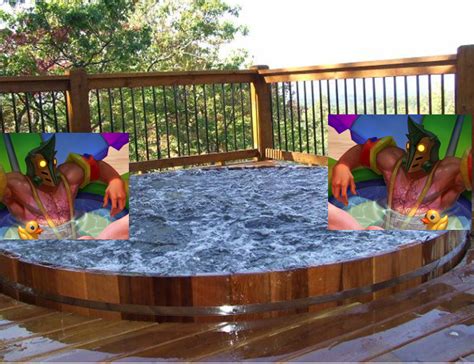Two Bros Chilling In A Hot Tub Five Feet Apart Cause Theyre Not Gay