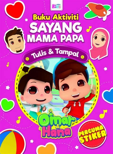 Buku Aktiviti Sayang Mama Papa Percuma Stiker