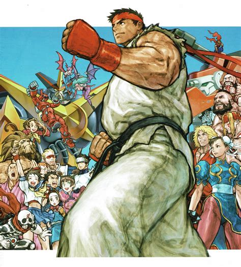 Videogameartandtidbits On Twitter All About Capcom Fighting Games 1987 2000 Cover Artwork