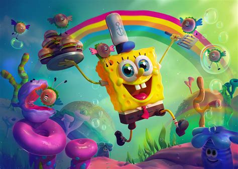 Promo Spongebob Illustration For Nickelodeon Via Mendola Reps Spongebob
