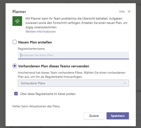 Microsoft teams is available to users who have licenses with following office 365 corporate subscriptions : MS Teams - Planner: Fehler beim Aktualisieren des Plans ...
