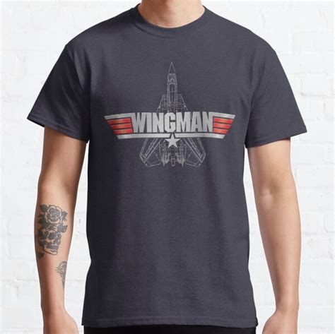 Top Gun Wingman T Shirt By Vanhogtrio Redbubble