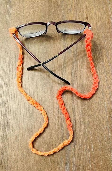 Crochet Mask Eyewear Badge Lanyard Etsy