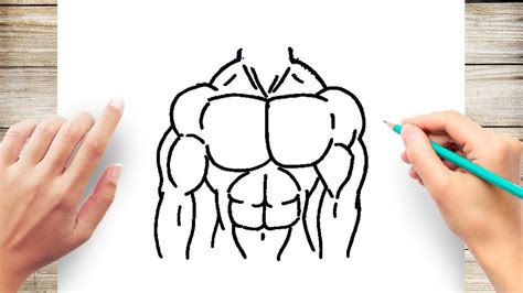 How To Draw Muscles Step By Step Youtube