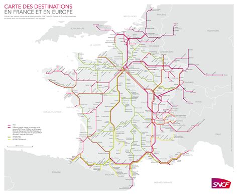 French Sncf Intercity Train Map Maps And Data Pinterest France And Alps