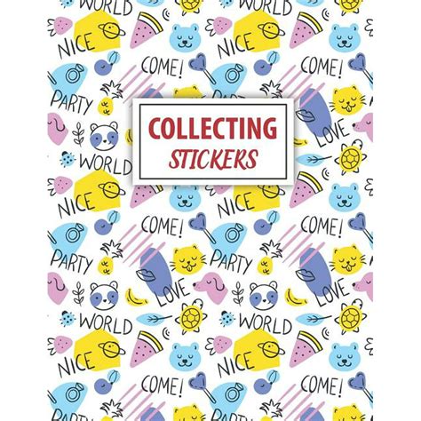 Collecting Stickers Blank Sticker Book For Kids Large 85x11 100pages
