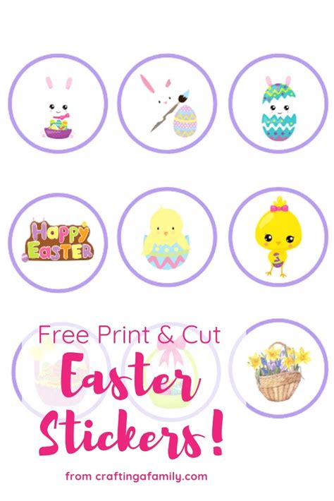 Free Printable Easter Stickers