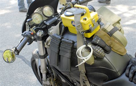 Rider Exclusive Spy Shots Reveal Motorcycle Zombie Outbreak Response