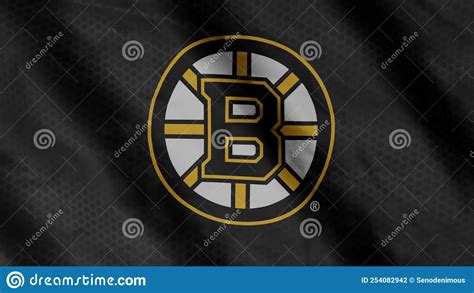 Boston Bruins Hockey Club Flag Waving In The Wind Boston Bruins Hc 3d
