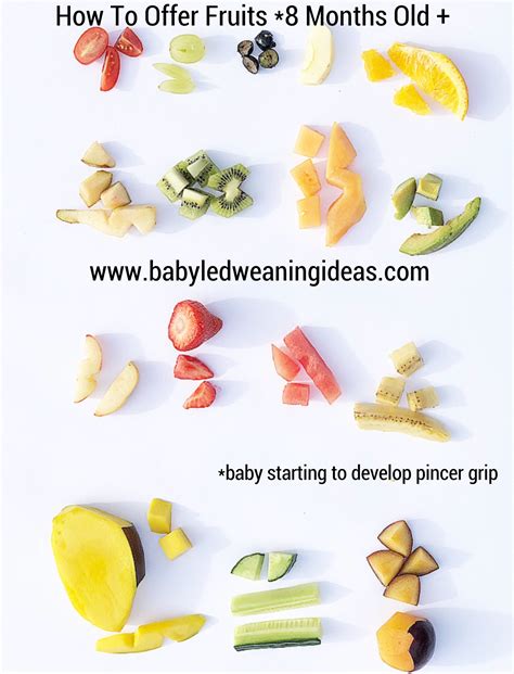 How To Offer Fruits 8 Months Old Baby Led Weaning Ideas