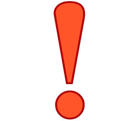 Exclamation Mark Symbol