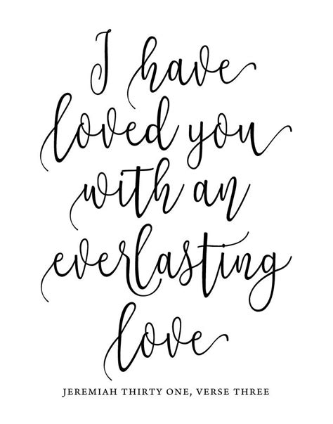 I Have Loved You With An Everlasting Love Jeremiah 313 Etsy