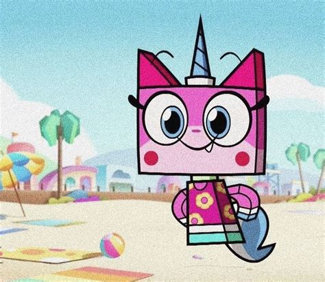 Unikitty Beach Unikitty Cartoon Art Styles Cartoon Network Characters